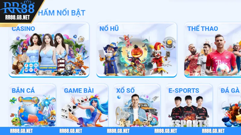 Các nhà cung cấp game đối tác uy tín của RR88
