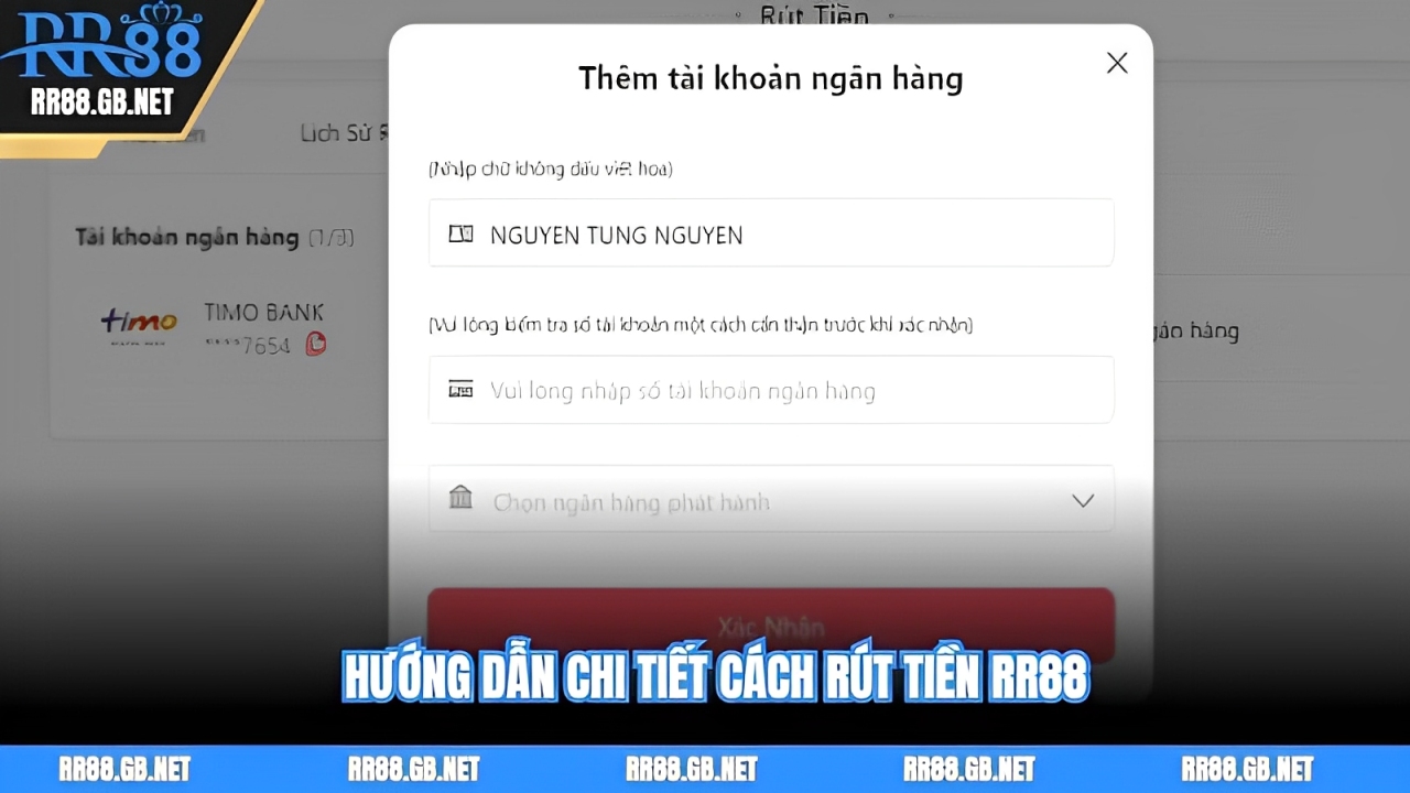 Hướng dẫn chi tiết cách rút tiền RR88