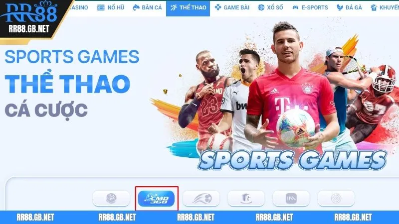 Tham gia sảnh chơi để nhận trải nghiệm thể thao thực thụ nhất